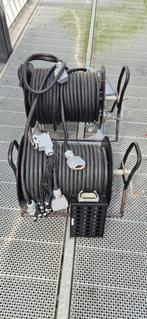2x 50m tasker c324 multikabel op haspel + toebehoren, Ophalen, Gebruikt, Audio