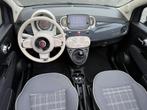 Fiat 500 C 1.0 Hybrid Lounge / Cabrio Elektrisch Dak / Cruis, Stof, Gebruikt, 4 stoelen, Start-stop-systeem