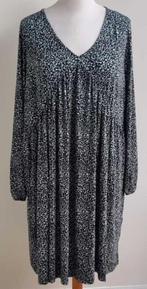 Rainbow zwarte jurk met kleine bloemetjes mt. 52/54, Kleding | Dames, Rainbow, Ophalen of Verzenden, Zo goed als nieuw, Jurk