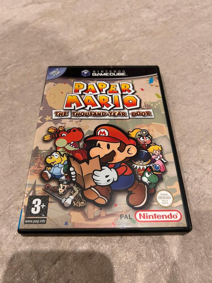 Nintendo GameCube Paper Mario, Spelcomputers en Games, Games | Nintendo GameCube, Gebruikt, 1 speler, Vanaf 3 jaar, Ophalen of Verzenden