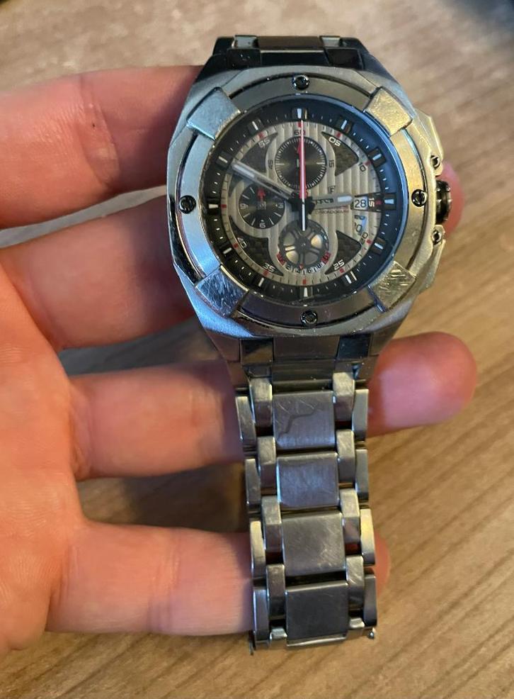 Festina horloge F.16351, Sieraden, Tassen en Uiterlijk, Horloges | Heren, Gebruikt, Polshorloge, Overige merken, Staal, Staal