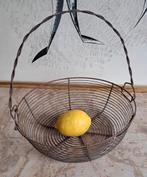 Brocante draadstaal mand fruit eieren keuken, Ophalen of Verzenden