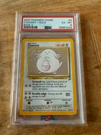 Pokemon Chansey Holo Base Set 2 PSA 6 Engels, Hobby en Vrije tijd, Verzamelkaartspellen | Pokémon, Ophalen of Verzenden, Zo goed als nieuw