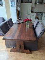 6 Eethoekstoelen, Huis en Inrichting, Ophalen, Overige materialen, Gebruikt, Bruin