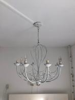 Brocante witte kroonluchter groot, Huis en Inrichting, Ophalen, Gebruikt