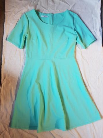 Vintage mintgroene  zomerjurk. beschikbaar voor biedingen