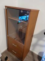 Audio Meubel met Veiligheidsglas, Huis en Inrichting, Kasten | Dressoirs, Glas, Zo goed als nieuw, Met lade(s), Modern
