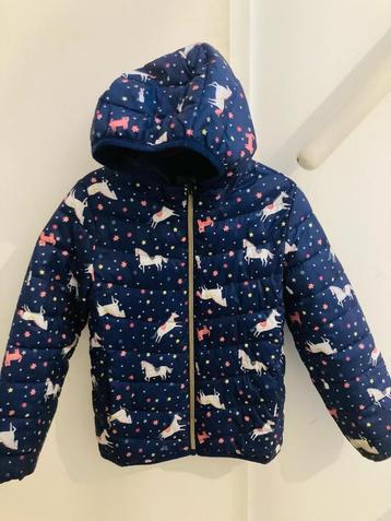 Meisjes Gewatteerde Jas met Eenhoornprint beschikbaar voor biedingen