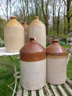 Oude antieke Engelse SRD aardewerk fles kruik rum WO1, Ophalen of Verzenden