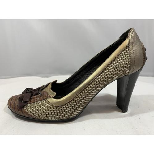 Tods, 39.5 Goudkleur elegante schoenen, Kleding | Dames, Schoenen, Zo goed als nieuw, Schoenen met hoge hakken, Overige kleuren