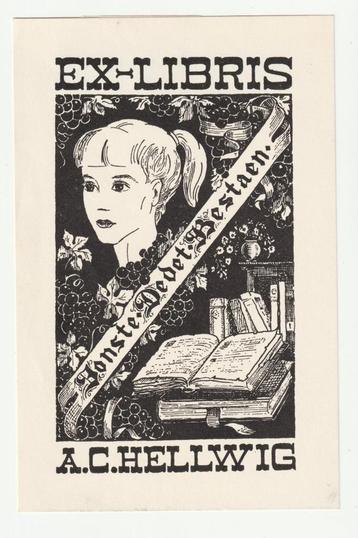 Ex-Libris van A.C. Hellwig beschikbaar voor biedingen