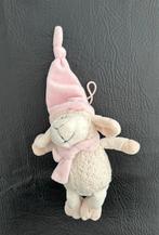 Knuffel Schaap met Roze Muts 25 cm, Ophalen of Verzenden, Gebruikt, Overige typen