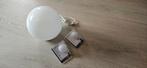 Bolvormige Sfeerlamp met Extra Lampen, Huis en Inrichting, Lampen | Hanglampen, Ophalen, Zo goed als nieuw, Glas, Minder dan 50 cm
