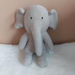 Hema olifant knuffel olifant grijs gebreide olifant Hema, ., Ophalen of Verzenden, Zo goed als nieuw, .