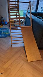 Pickler klimrek driehoek groot met schommel en glijbaan, Ophalen of Verzenden, Gebruikt