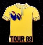 Tour '89 gele trui pin, Nieuw, Sport, Speldje of Pin, Verzenden