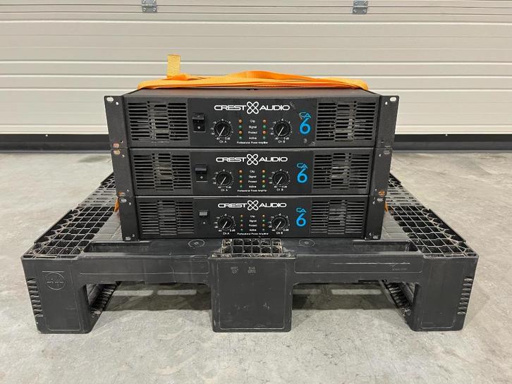 Crest Audio CA6 2x600W/4Ohm (2x), Audio, Tv en Foto, Luidsprekers, Gebruikt, 120 watt of meer, Ophalen of Verzenden