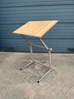 Vintage industriële Marko Tekentafel Bureau Tafel ‘60, Doe-het-zelf en Verbouw, Tekentafels, Ophalen, Minder dan 130 cm