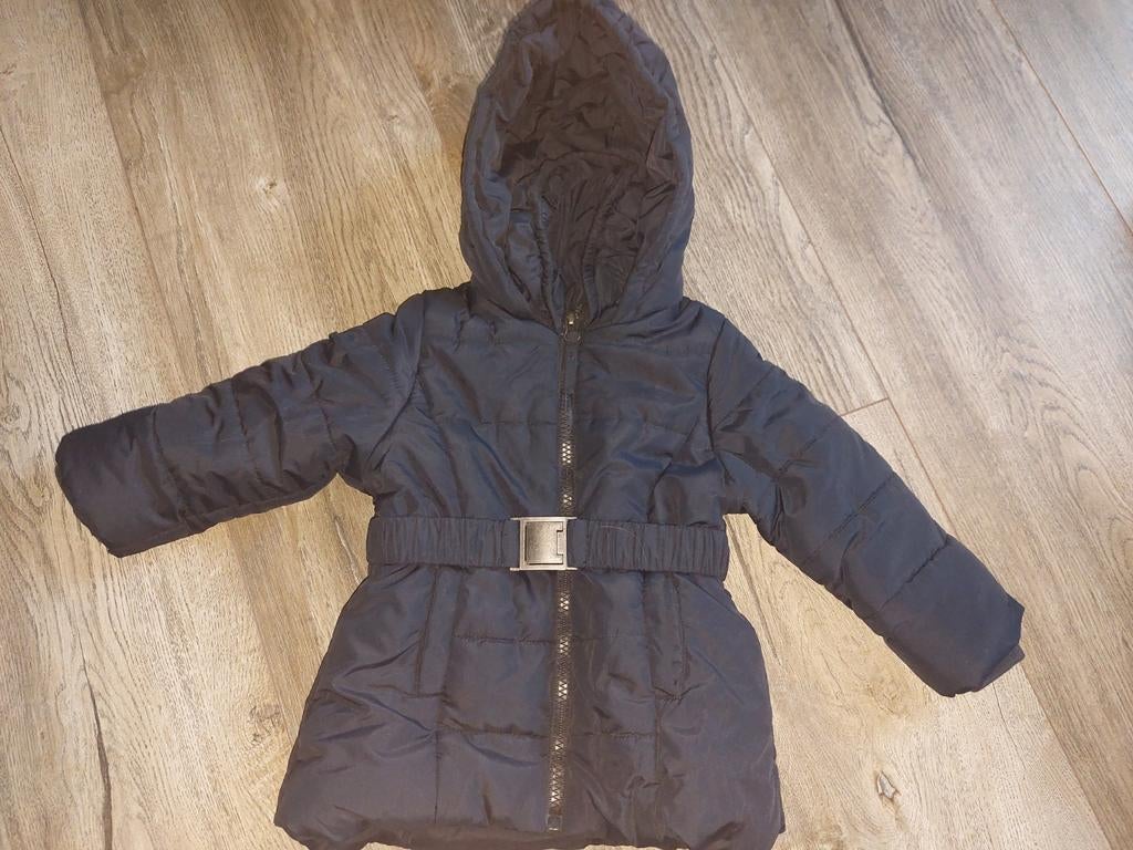 Blauwe winterjas, Ophalen of Verzenden, Zo goed als nieuw, Meisje, Jasje