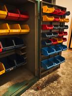 Magazijnkast met kunstof bakken industrieel, Ophalen, 60 cm of meer