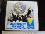 sticker varta logo startkracht van varta accu's, Verzenden, Zo goed als nieuw, Merk