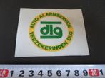 sticker Auto Alarmservice Verzekeringen DLG, Verzamelen, Ophalen, Zo goed als nieuw, Bedrijf of Vereniging
