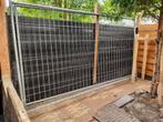 Herras 2 bouw hekwerken plus 2blokken, Tuin en Terras, Tuinhekken en Hekwerk, Ophalen, Gebruikt, IJzer