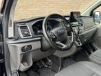 Ford Transit Custom 2.0TDCI 170PK Lang Limited / Automaat /, Auto's, Stof, 4 cilinders, 2800 kg, Zwart
