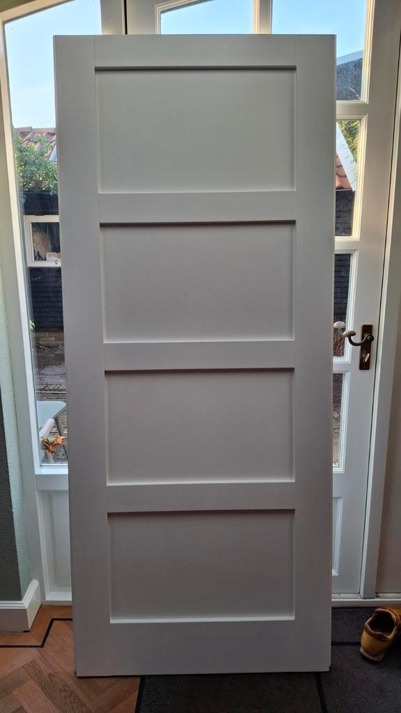 PERTURA Binnendeur 303 Opdek Links Wit Gegrond 83x201,5cm -, Doe-het-zelf en Verbouw, Deuren en Horren, Nieuw, Binnendeur, 200 tot 215 cm