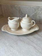 Wedgwood Edme melkkan en suikerpot + schaal *NIEUW, Ophalen, Overige typen, Nieuw, Wedgwood