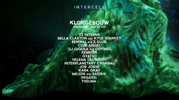 Intercell Klokgebouw 2025 Eindhoven - 2 tickets beschikbaar voor biedingen