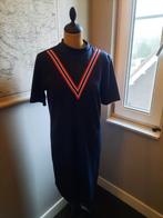 Noisy May donkerblauwe jurk korte mouw rode strepen, Blauw, Maat 42/44 (L), Ophalen of Verzenden, Zo goed als nieuw