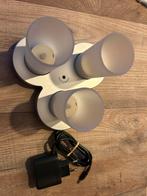 Philips Oplaadbare Waxinelichtjes met Oplader, Huis en Inrichting, Kunststof, Gebruikt, Wit, Ophalen of Verzenden