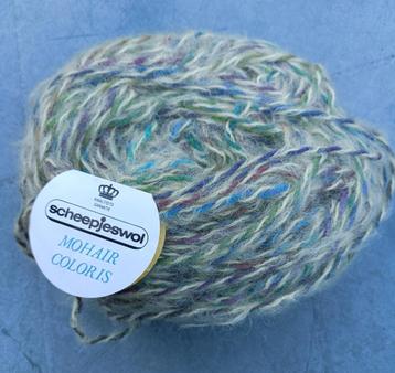 SCHEEPJESWOL Mohair Coloris wol garen 50 gram per bol (KW22) beschikbaar voor biedingen