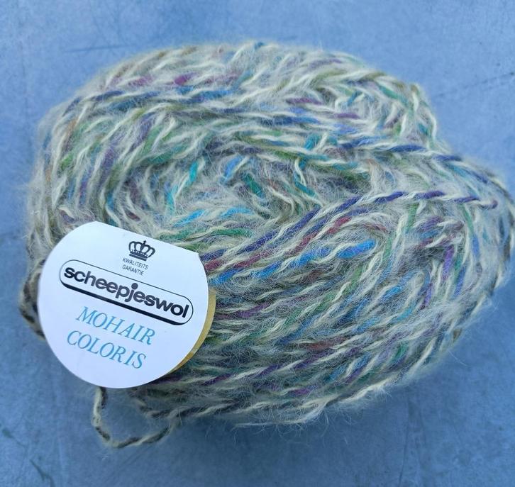 SCHEEPJESWOL Mohair Coloris wol garen 50 gram per bol (KW22), Hobby en Vrije tijd, Breien en Haken, Nieuw, Breien of Haken, Wol of Garen