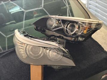 BMW E60 LCI Adaptieve Bi-Xenon Koplampen Set Netjes beschikbaar voor biedingen