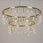 led kroonluchter messing goud tafel vide bedrijf hanglamp, Ophalen of Verzenden, Nieuw