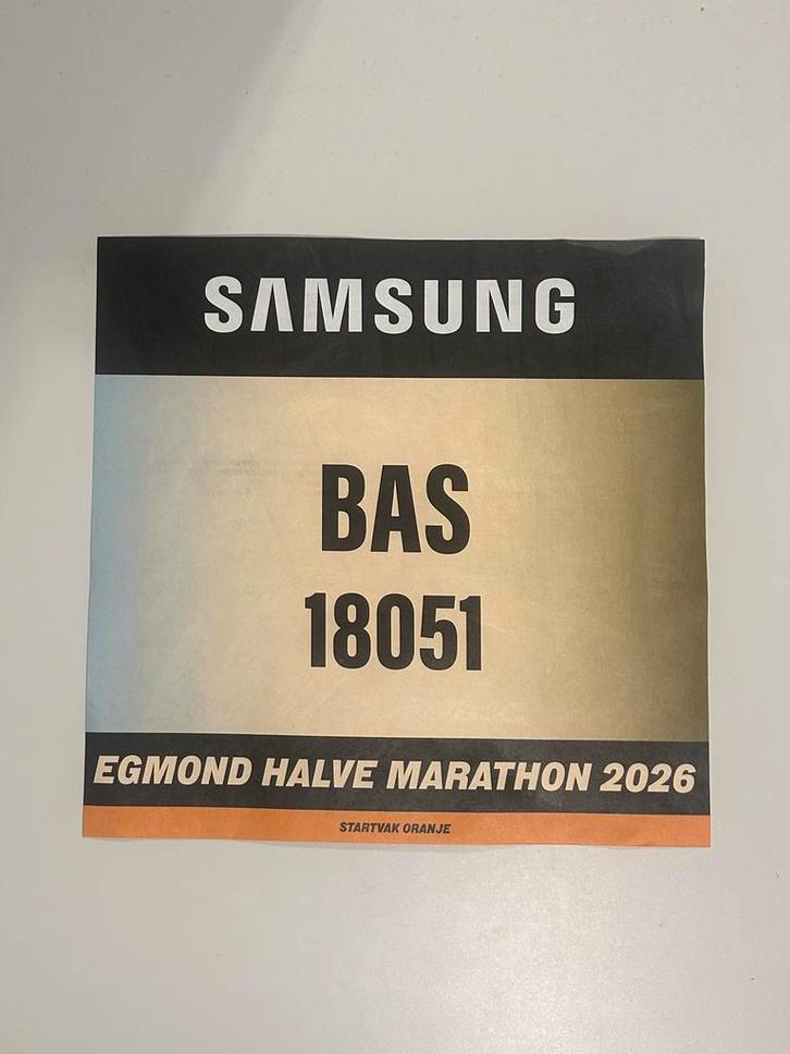 Egmond halve marathon - Bericht voor officiële link!, Tickets en Kaartjes, Evenementen en Festivals, Eén persoon