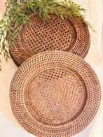Rotan onderbord Birma riet, Huis en Inrichting, Ophalen of Verzenden, Zo goed als nieuw, Glas of Kopje