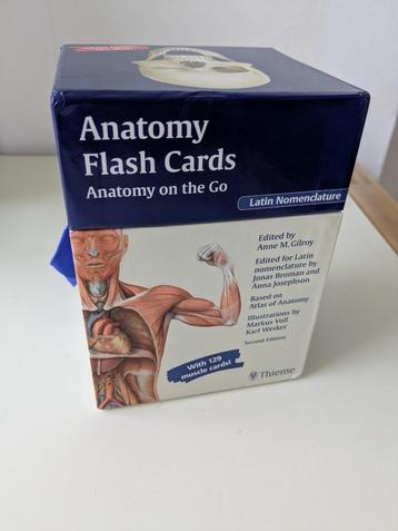 Anatomy Flash Cards in draagbox Thieme beschikbaar voor biedingen