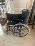 Z.g.a.n inklapbare rolstoel met voetsteunen, Duwrolstoel, Ophalen of Verzenden, Zo goed als nieuw