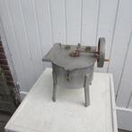 Oude antieke speelgoed wasmachine van aluminium, Antiek en Kunst, Ophalen of Verzenden