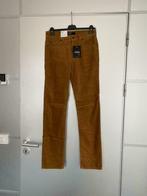 F1120 Nieuw: broek Angels Cici mt 36=S -bruin o-geel L32 rib, Kleding | Dames, Broeken en Pantalons, Geel, Nieuw, Ophalen of Verzenden