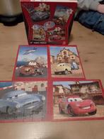 4 puzzels van cars, Ophalen of Verzenden, Zo goed als nieuw