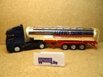 HERPA 1:878, MB ACTROS+Tank-Oplegger "A.TALKE", Zie Foto`s, Ophalen of Verzenden, Zo goed als nieuw, Bus of Vrachtwagen, Herpa