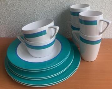 Mepal Rosti Wave Sparkling: 2-p. servies beschikbaar voor biedingen