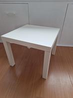 Wit Ikea Lack bijzettafeltje, Ophalen, Gebruikt, 50 tot 100 cm, Vierkant