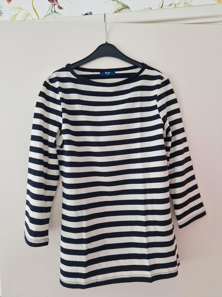 Gestreepte Top 3/4 mouw, Kleding | Dames, T-shirts, Nieuw, Maat 36 (S), Blauw, Lange mouw, Ophalen of Verzenden