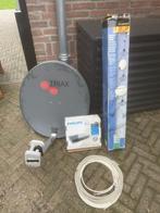 Schotelantenne set met standaard en ontvanger, Audio, Tv en Foto, Schotelantennes, Ophalen, Gebruikt, (Schotel)antenne, Philips