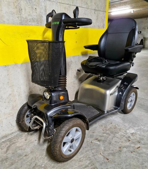 Scootmobiel Mezzo 4 antraciet zilver, Diversen, Brommobielen en Scootmobielen, Gebruikt, Life and Mobility, 26 t/m 35 km, 11 t/m 15 km/u